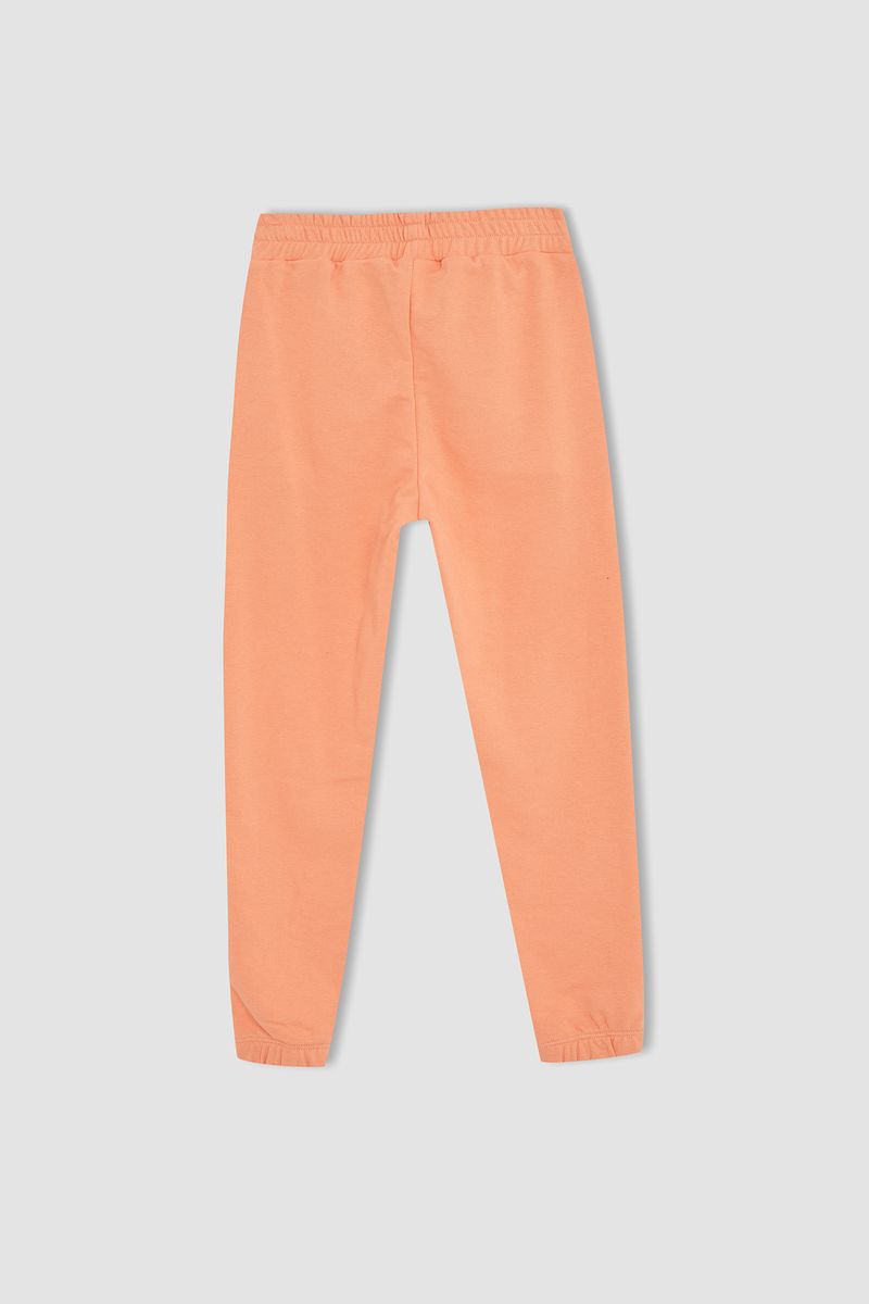Girl - Regular Fit Knitted Bottom Trousers - Orange
