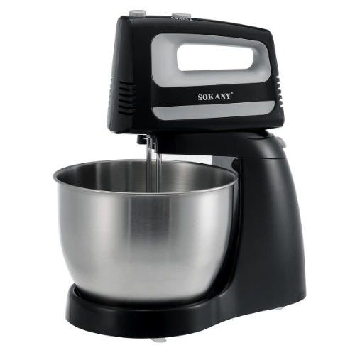 5 Speed Multi Food Electric Stand Mixer With 3.5l Stainless Steel Bowl