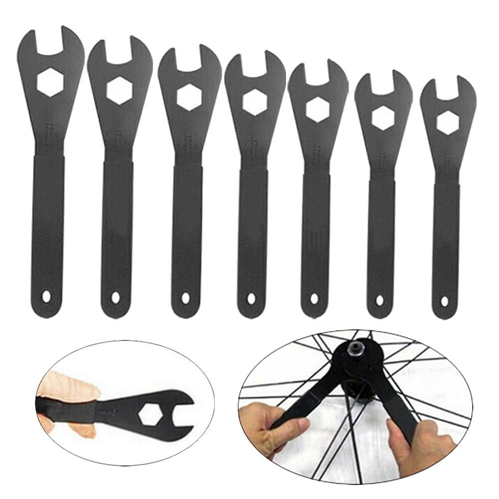 BOY 7Pcs Bike Hub Cone Wrench Wheel Axle Pedal