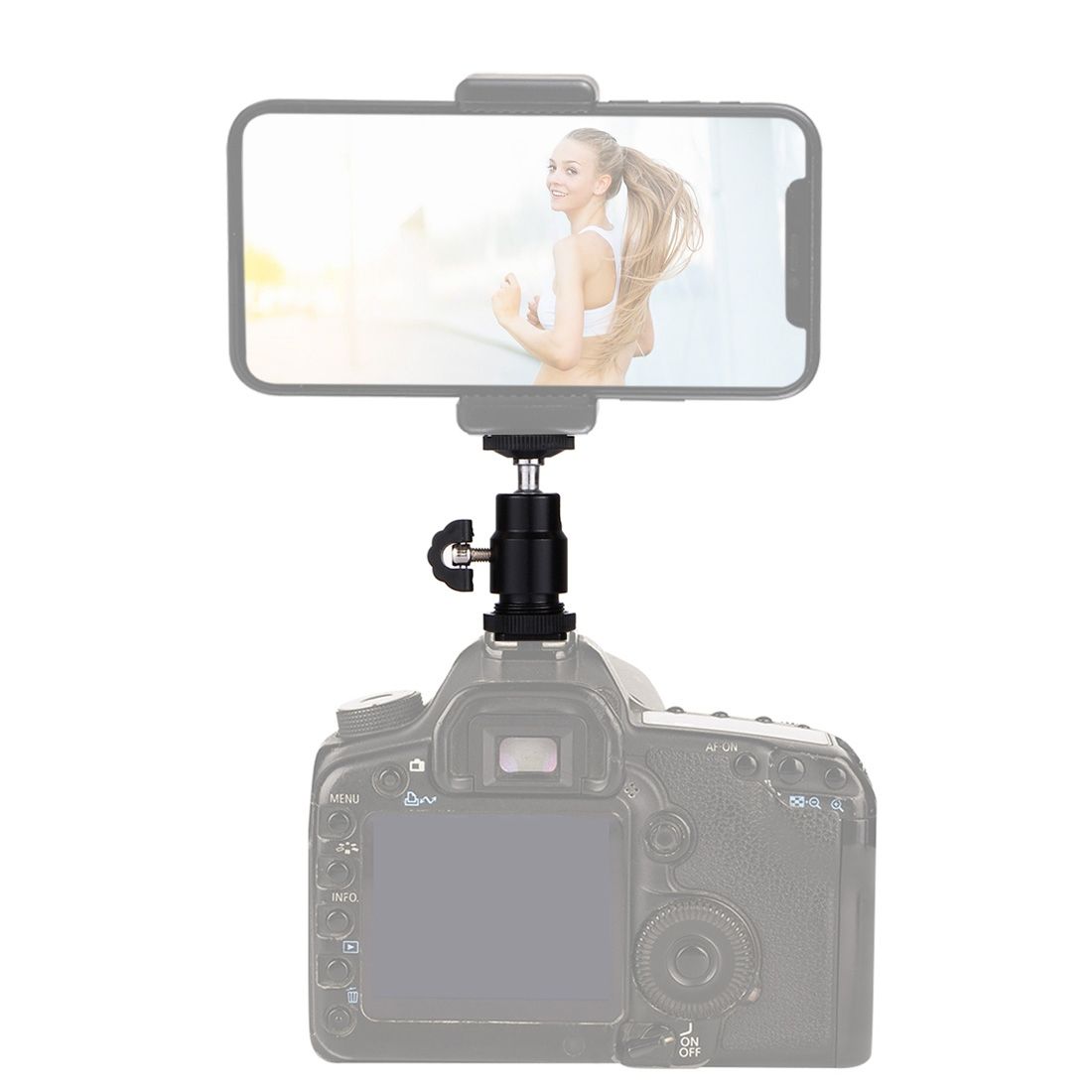 Cold Shoe Tripod Head 1/4 Inch Tripod Screw Head With