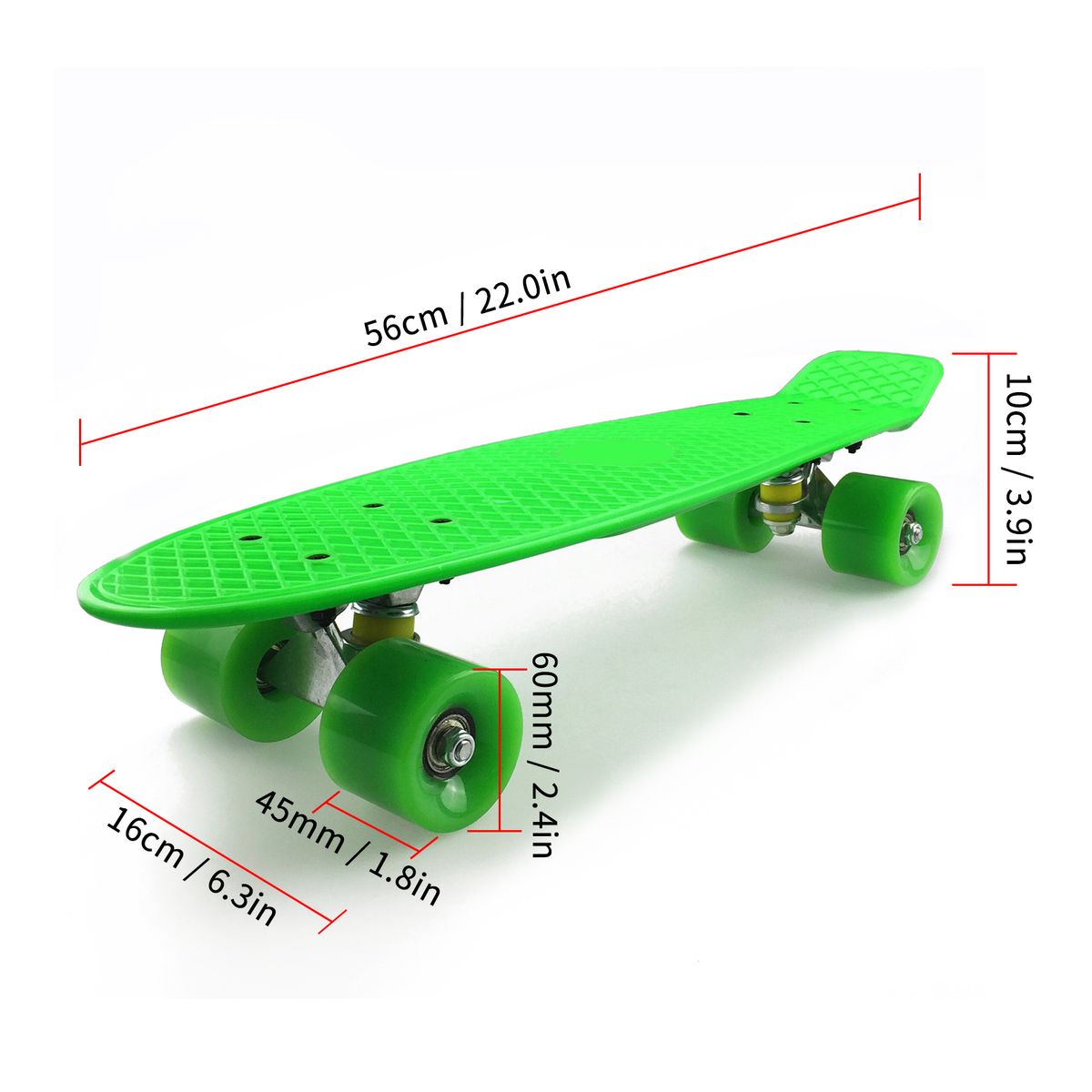 22'' Skateboard For Kids Boys Girls Youths Beginners Starter