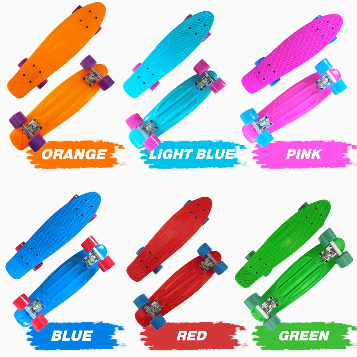 22'' Skateboard For Kids Boys Girls Youths Beginners Starter