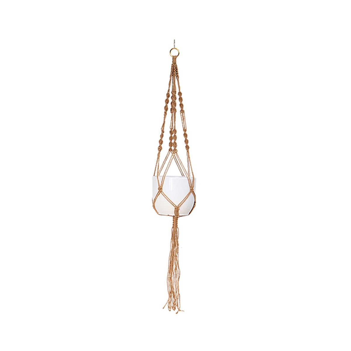 Flower Pot Net Home Room Wall Braided Flowerpot Net Bag D