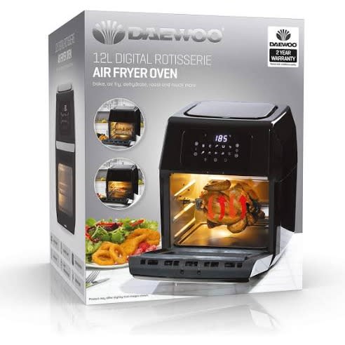 Rotisserie Air Fryer Oven With Rapid Air Circulation - 3000W - 8-in-1 - 12L