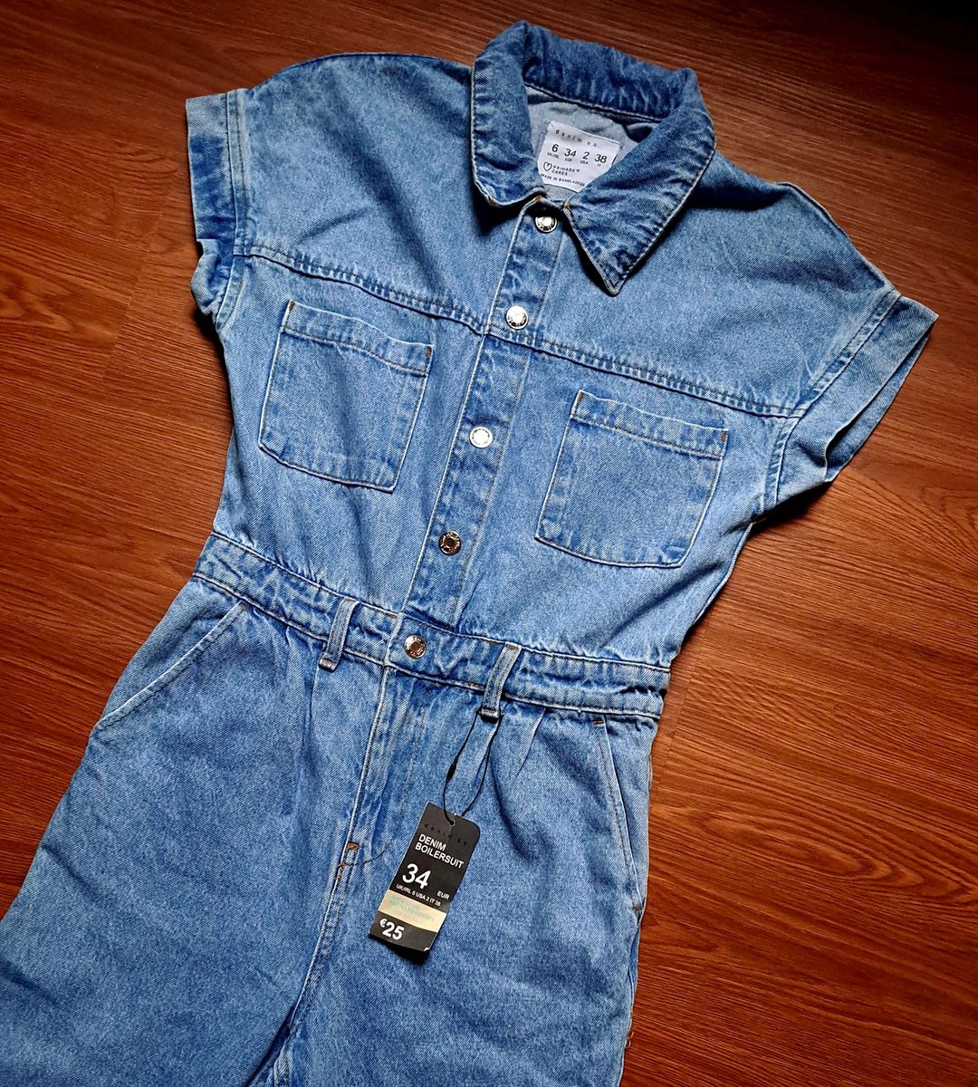 Girls Authentic Jean Playsuit