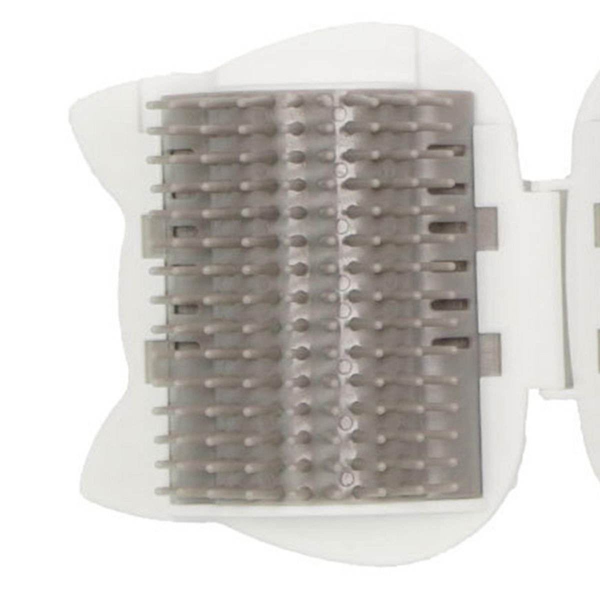 1 Set Cat Brush Wall Corner Pet Kitten Cat Self Groomer Comb Grey