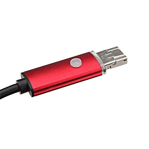 10M 7MM 2-in-1 USB Micro Connector Waterproof 6 LEDs Endoscope Borescope Inspection Wire Camera Support Win XP / 7 / 8 Vista Android Phones By HT