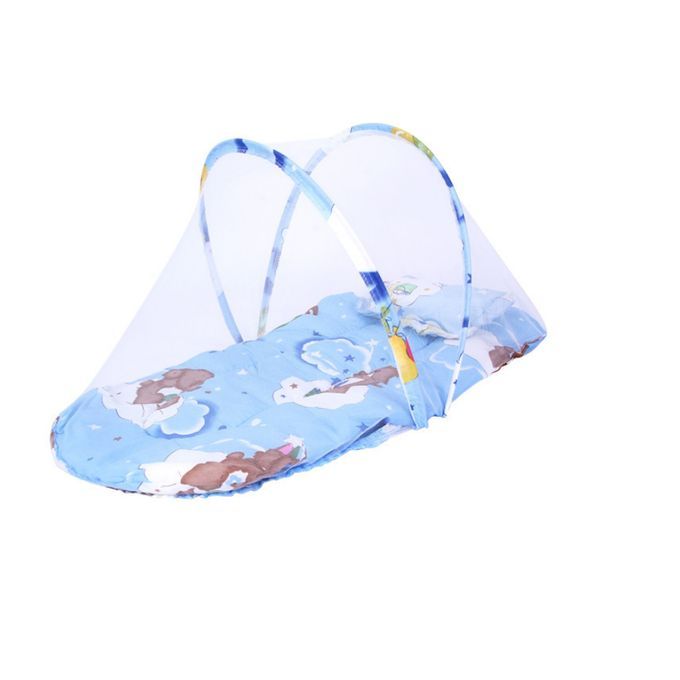 Baby Bedding Crib Netting Folding Mosquito Nets Bed Mattress Pillow Suit For 0-2 Years Old Children