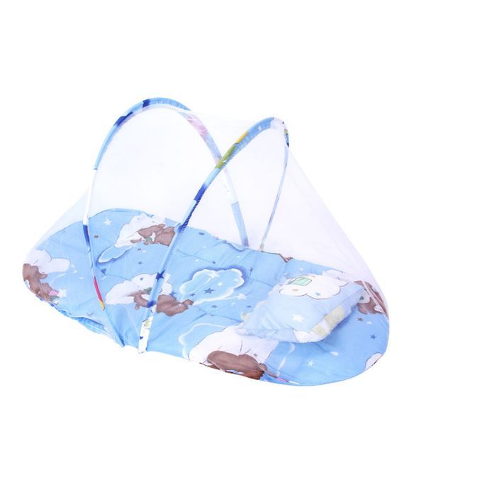 Baby Bedding Crib Netting Folding Mosquito Nets Bed Mattress Pillow Suit For 0-2 Years Old Children