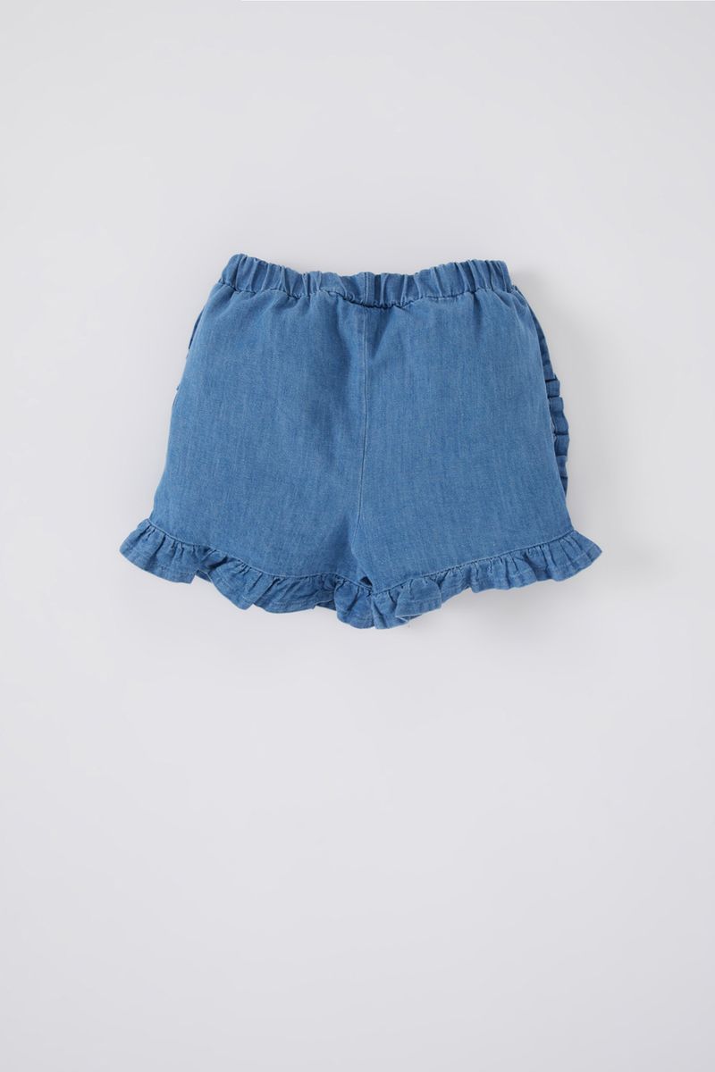 BabyGirl Casual Regular Fit Denim Short - Blue