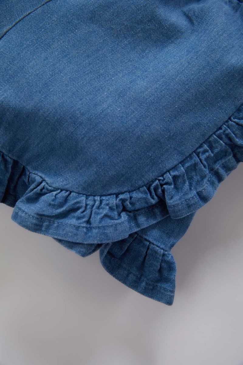 BabyGirl Casual Regular Fit Denim Short - Blue