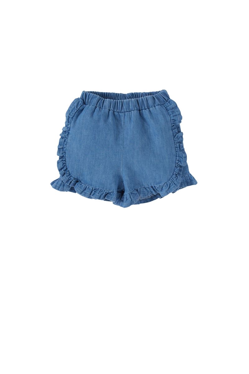 BabyGirl Casual Regular Fit Denim Short - Blue