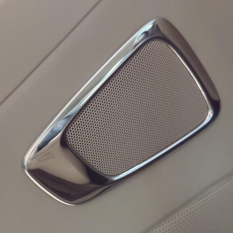 Front Door Audio Sound Stereo Speaker Tweeter Decorative Cover Frame For Toyota Land Cruiser Prado FJ120 Lexus GX460 2003-2009