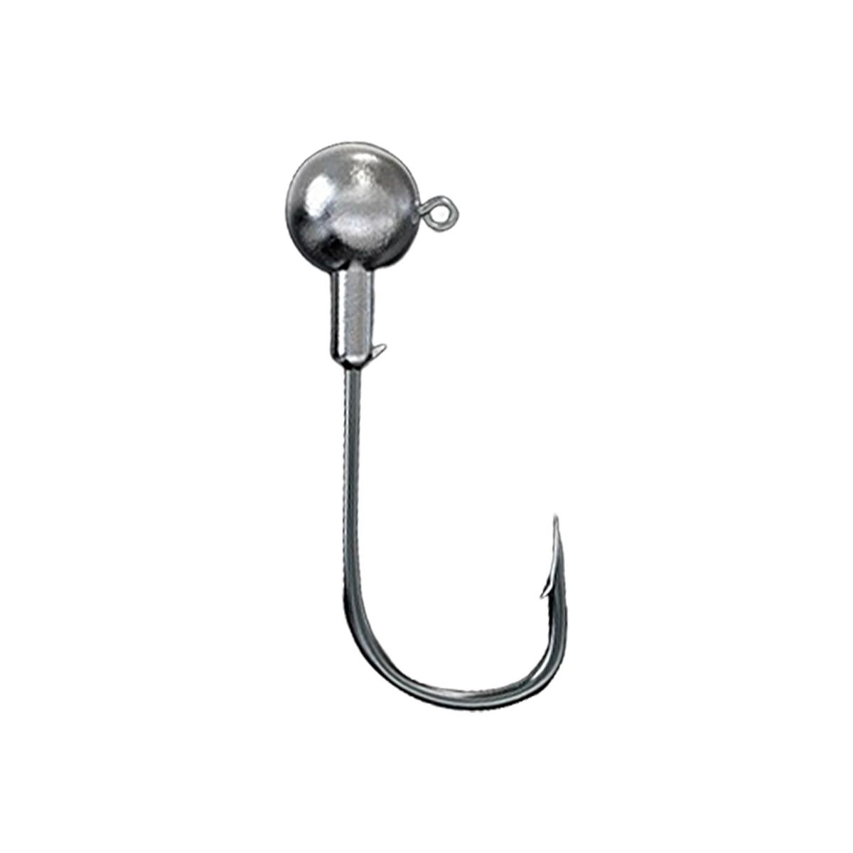 10PcsSet Barb Fishhook Soft Worm Jig Head Hook Kit Silver