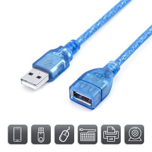 USB2.0 Extension Cable Lead A Male To Female Cord Adapterd 1.5m