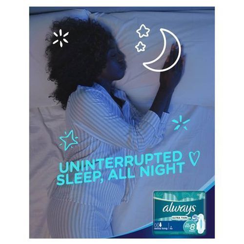 Ultra Sanitary Pad W/flexible Wings, Extra Long- 7Pads