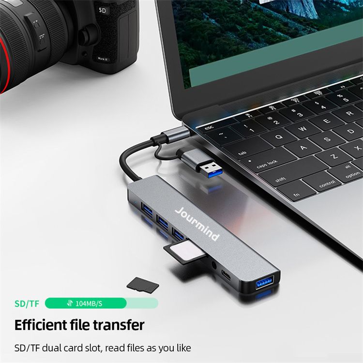 8in1 USB Type C Hub Multi Port Adapter Splitter Dock Station