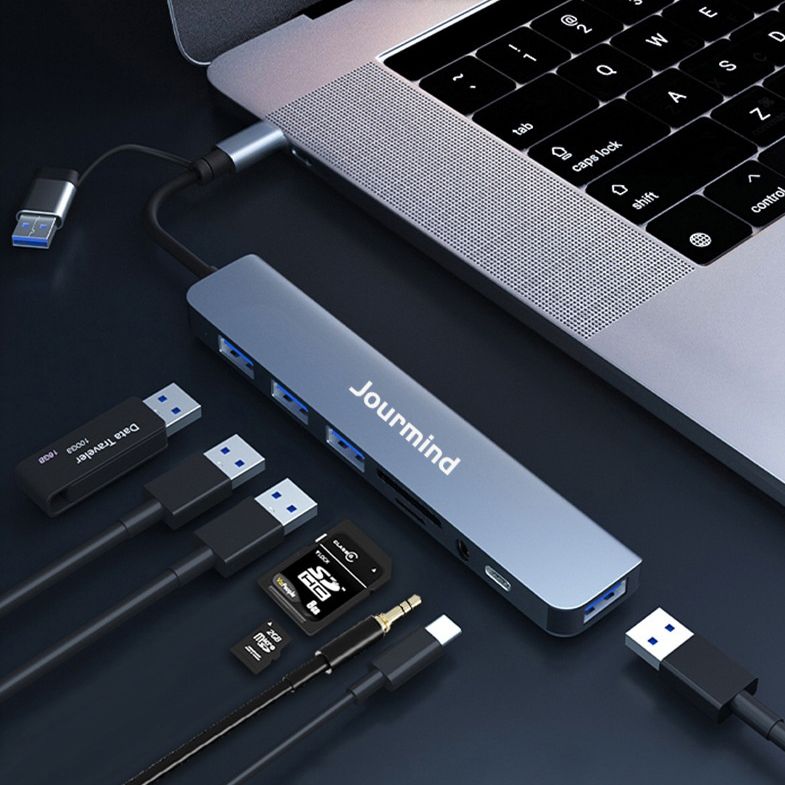 8in1 USB Type C Hub Multi Port Adapter Splitter Dock Station