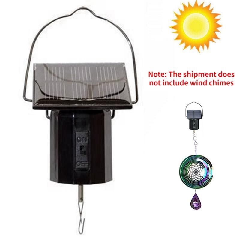 Wind Spinner Rotating Motor Solar Energy Electric Battery Powered Garden Decor Drives Wind Machine Windmill Motor