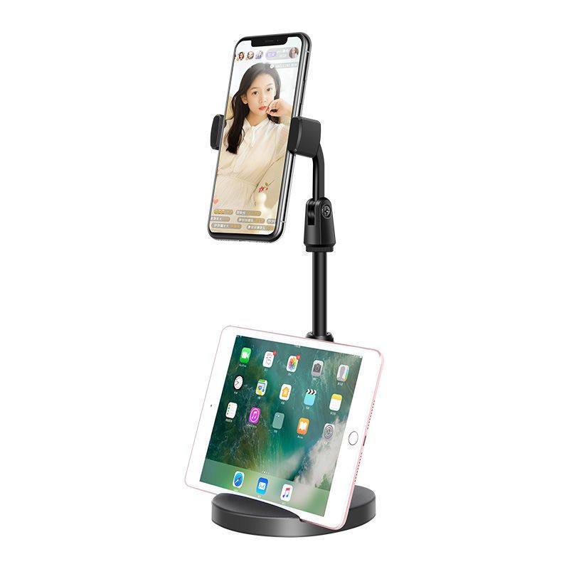 Rotational Desktop Phone Stand Holder- Black