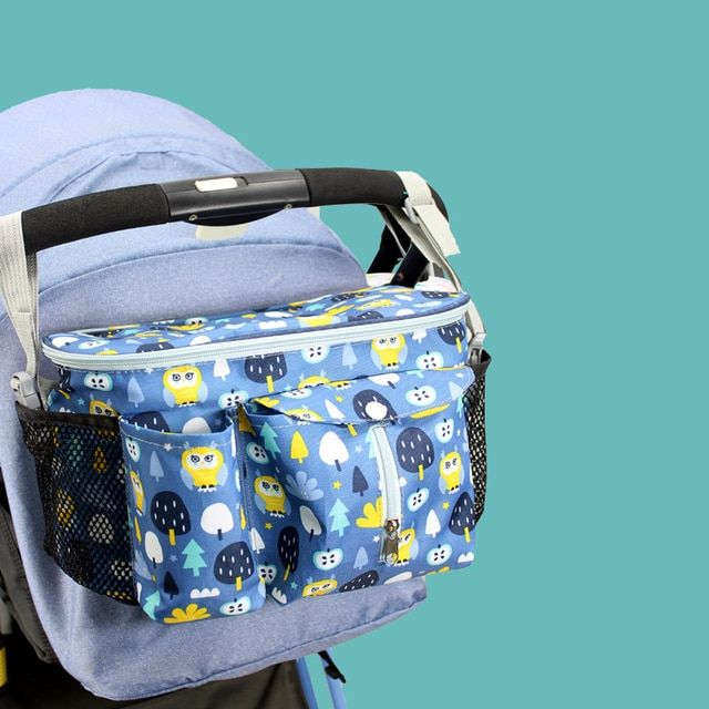 Baby Stroller Bag Nappy Diaper Bag Carriage Trolley Side Bag