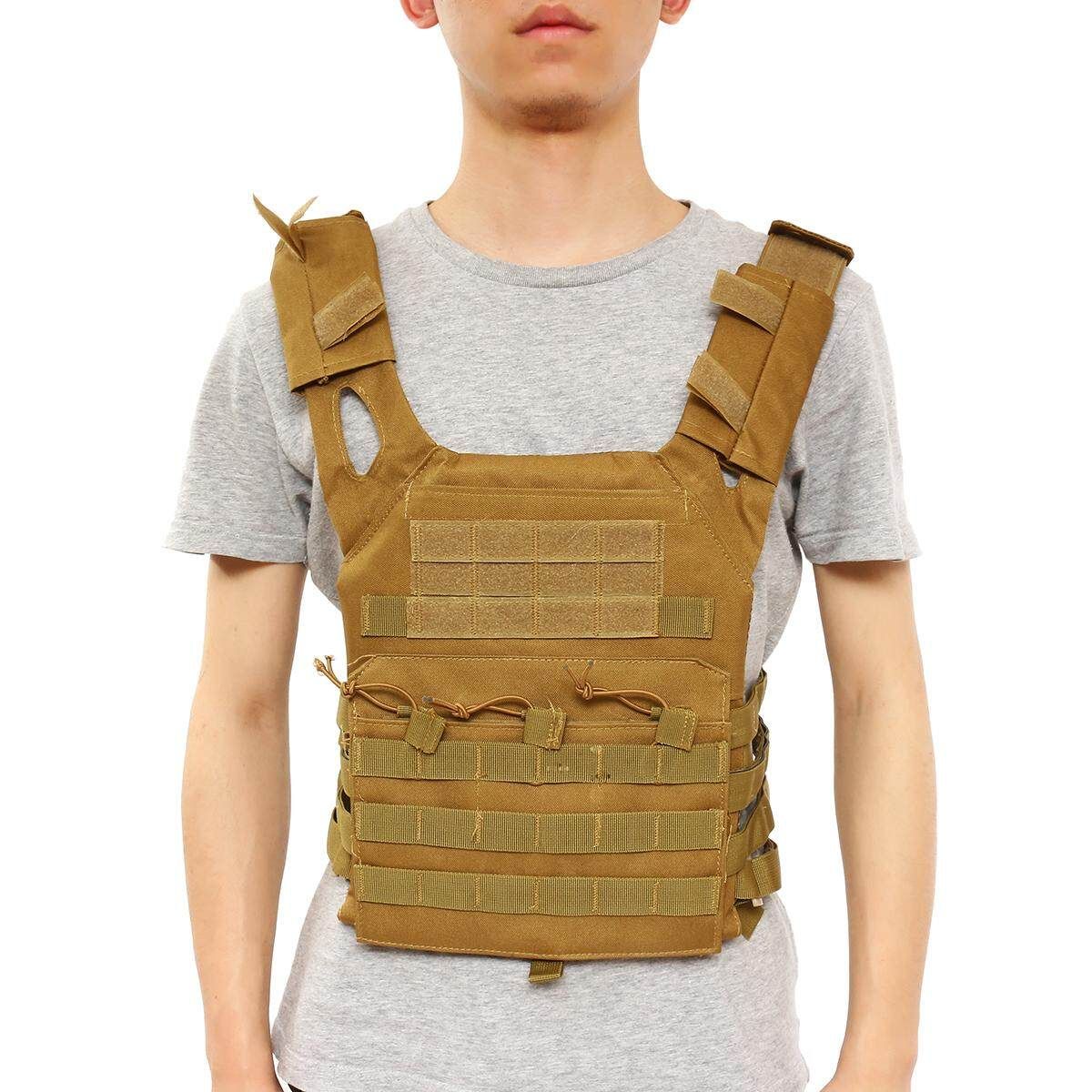 Combat JPC Molle Plate Carrier Paintball Airsoft Mud Color