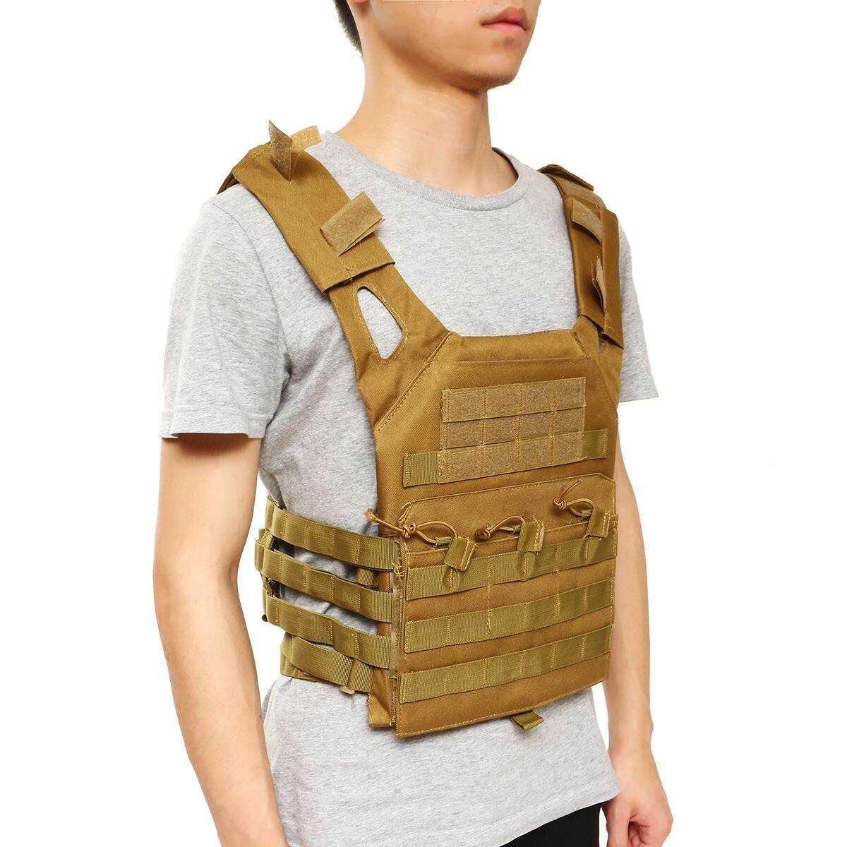 Combat JPC Molle Plate Carrier Paintball Airsoft Mud Color
