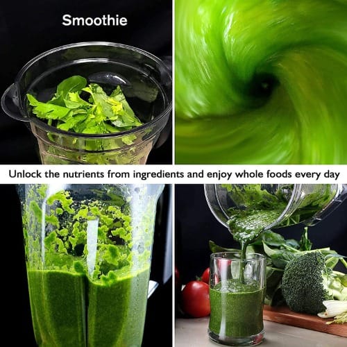 Homgeek - High Speed Professional Blender- Led Display - 2000W - 2L