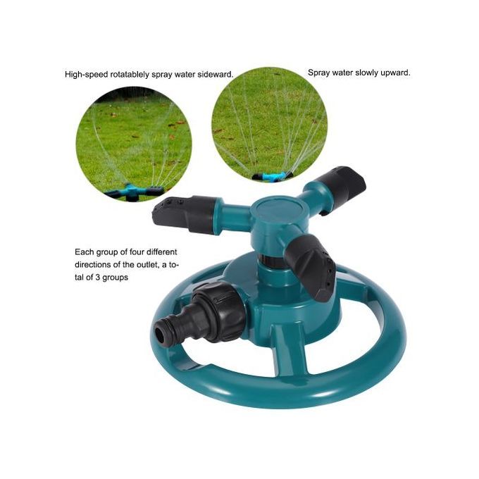 Garden Sprinklers Automatic Watering Grass Lawn Rotating Spray Device