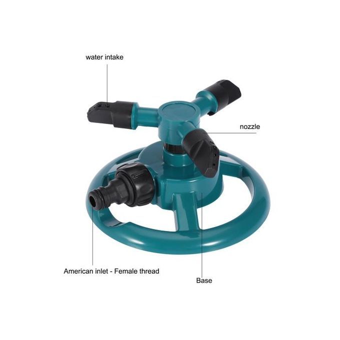 Garden Sprinklers Automatic Watering Grass Lawn Rotating Spray Device