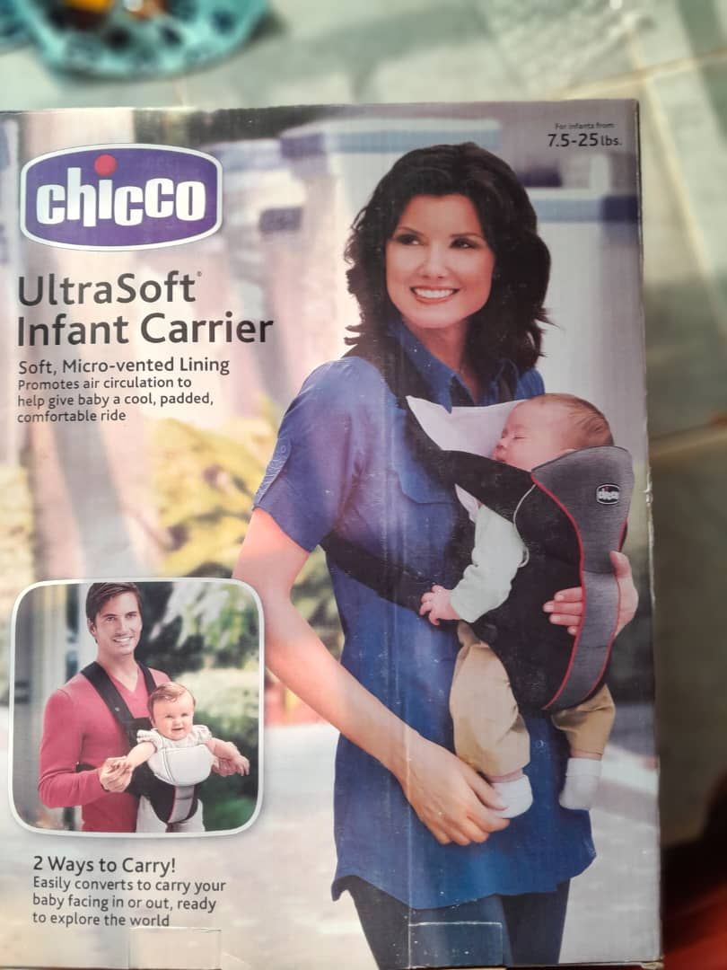 Ultra Soft 2 Ways Baby Carrier - Grey