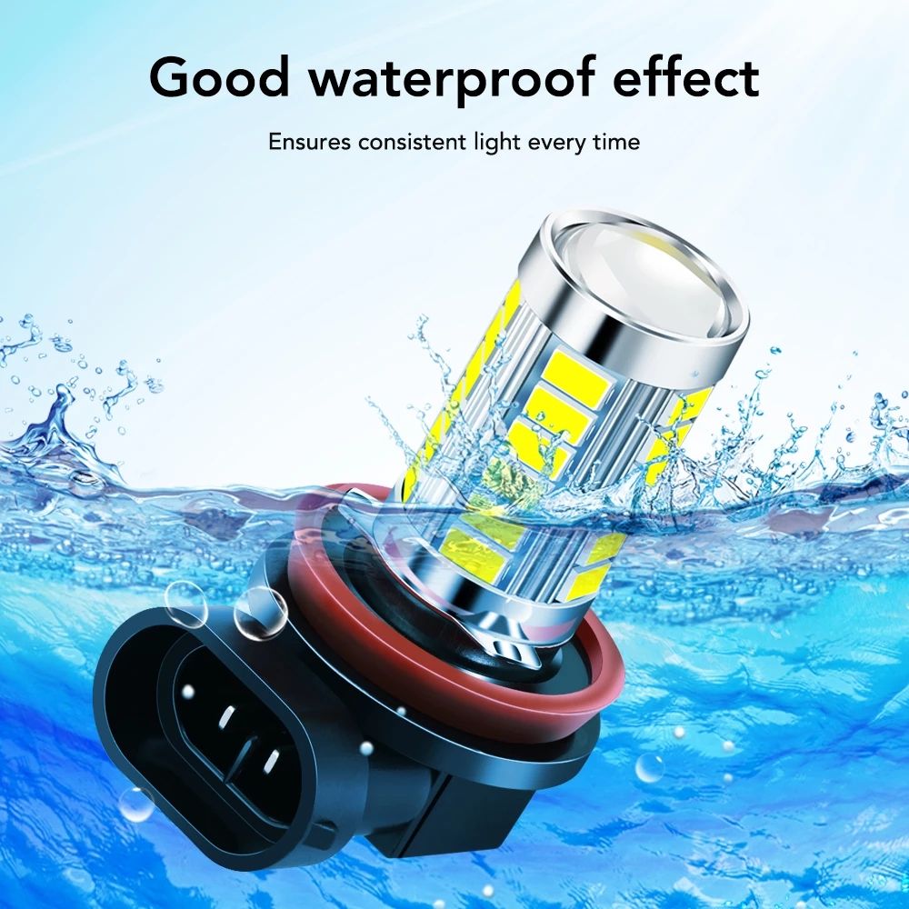 2Pcs H8 H11 Car Led Fog Lights Bulb For BMW 1 3 5 6 7 SERIES E90 E92 E93