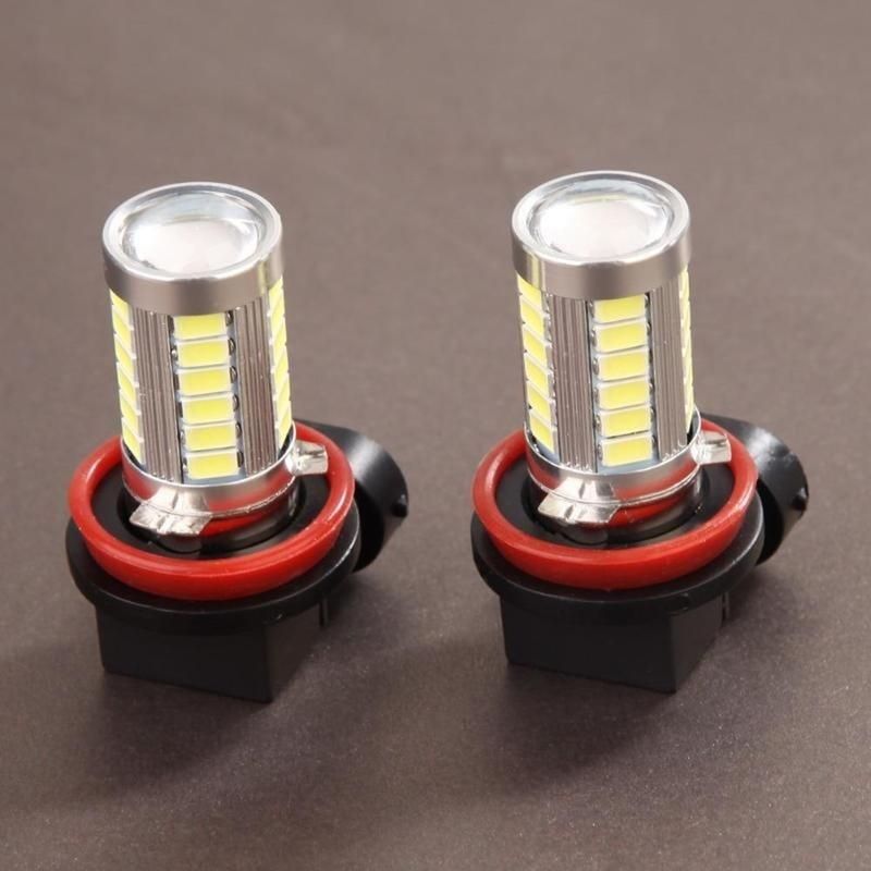 2Pcs 12V H11 5630 33SND Car LED Fog Light Daytime Running