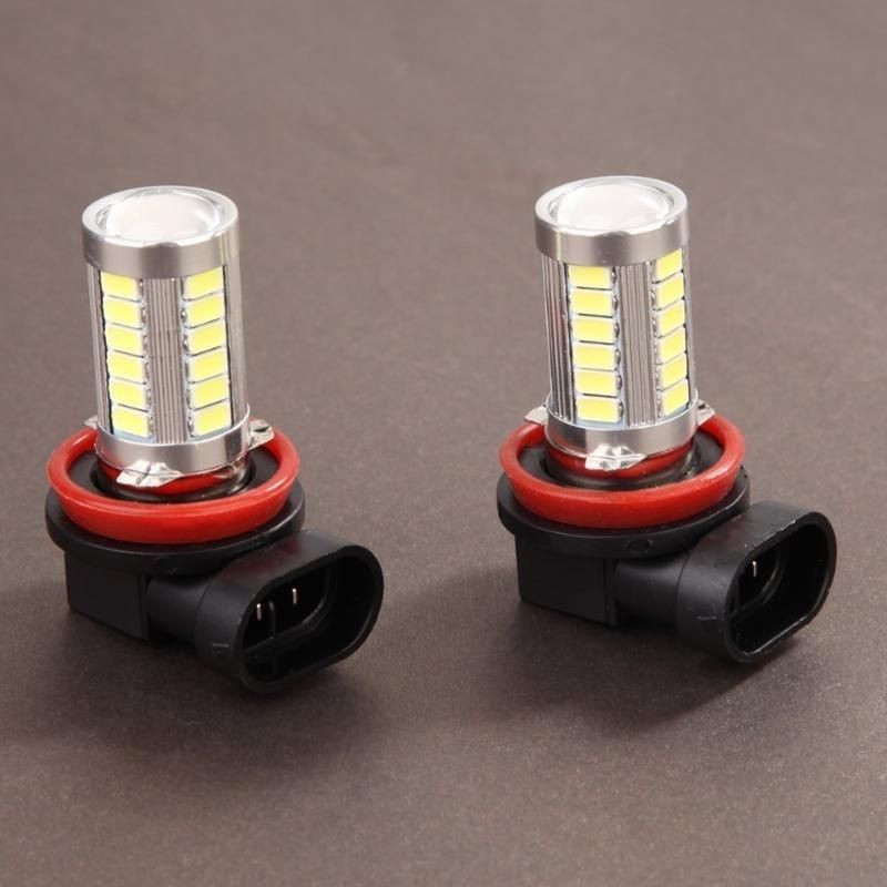 2Pcs 12V H11 5630 33SND Car LED Fog Light Daytime Running