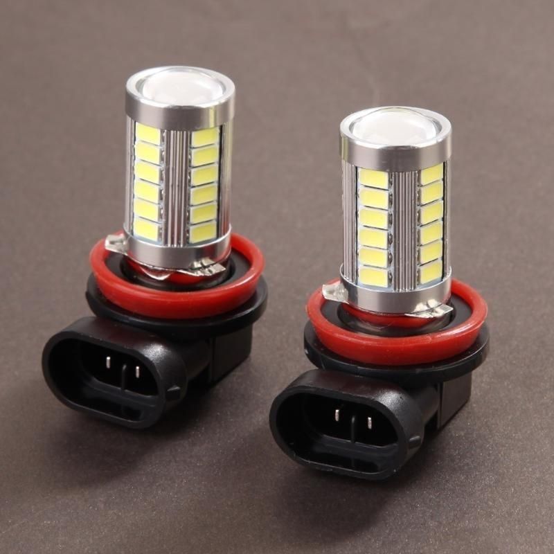 2Pcs 12V H11 5630 33SND Car LED Fog Light Daytime Running