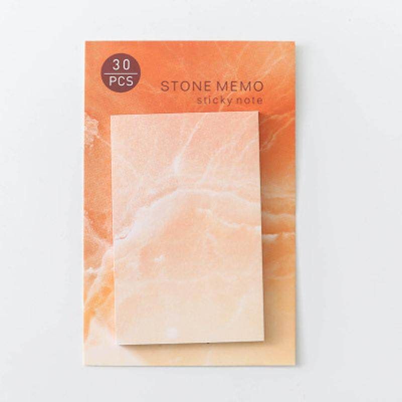 6 Pcs Creative Marbled Memo Pad Sticky Notes Memo Notebook Stationery Note Paper Stickers Office School Supplies JC06