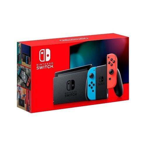 With Neon Blue And New Red Joycon (New Model)