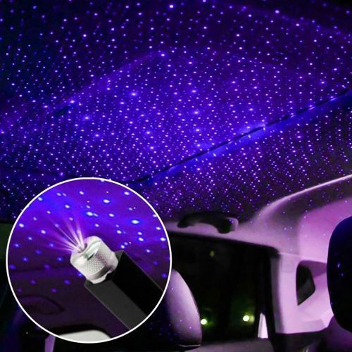 LED Car Roof Star Night Light Projector Atmosphere Galaxy Lamp USB Decorative Lamp Interior