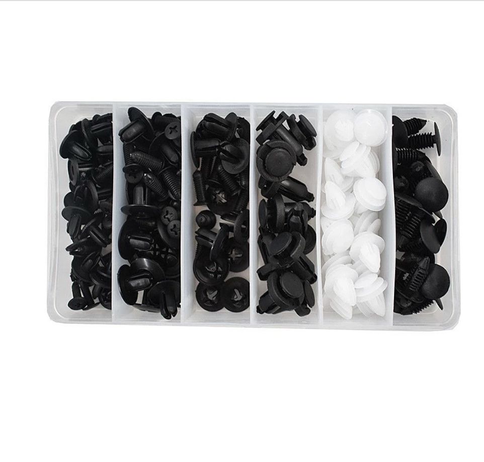6 Size 100pcs Auto Fastener Car Clips Fastener Kit