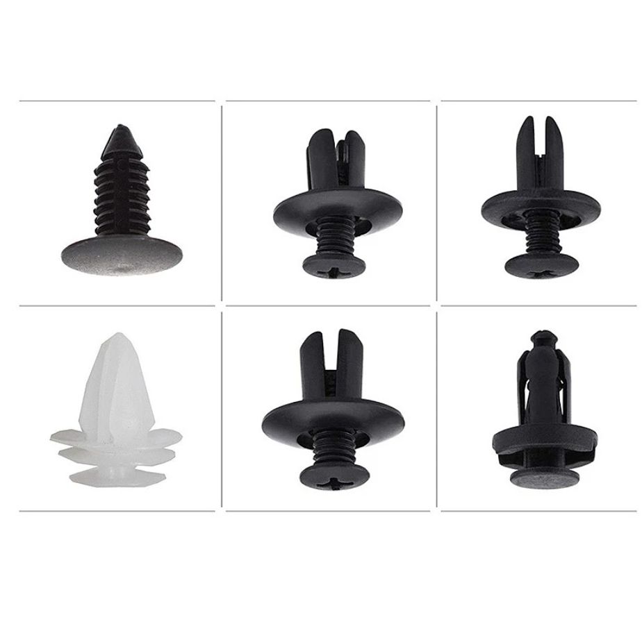 6 Size 100pcs Auto Fastener Car Clips Fastener Kit
