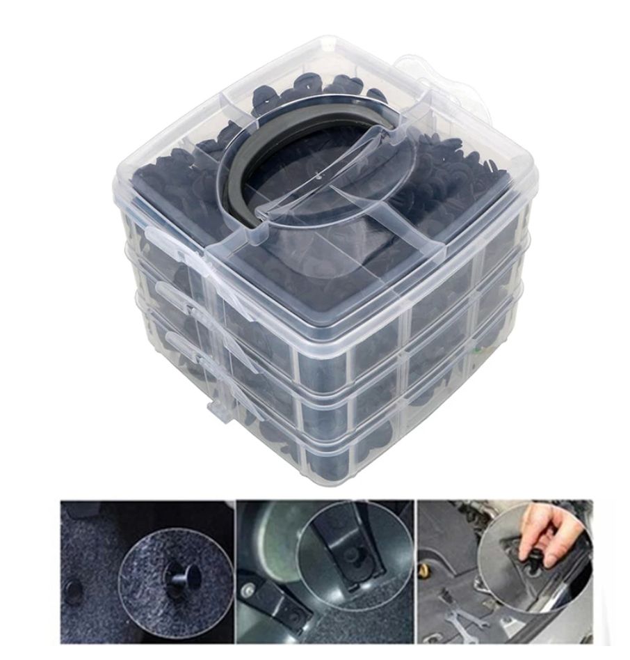 620pcs/box Auto Fastener Clip Mixed Car Fastener Kit