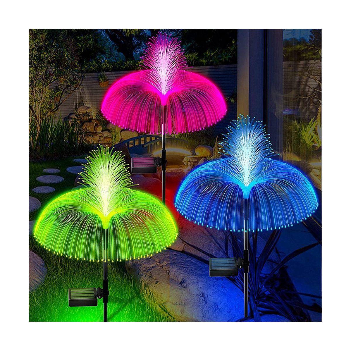 Solar Garden Lights Outdoor Decorative Waterproof, Solar