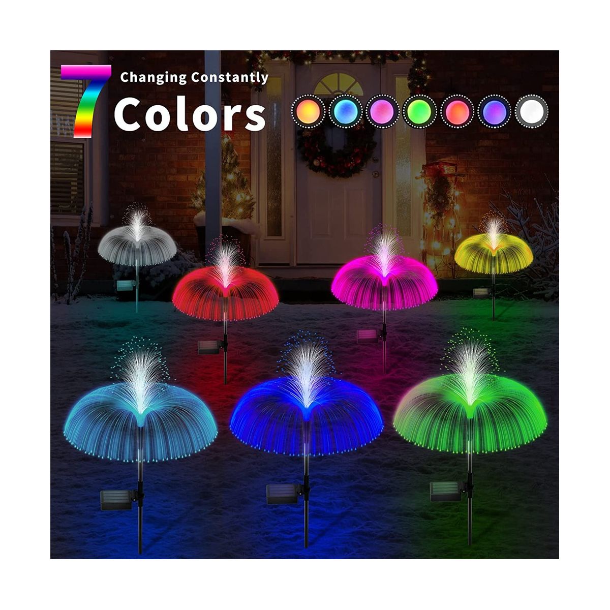 Solar Garden Lights Outdoor Decorative Waterproof, Solar