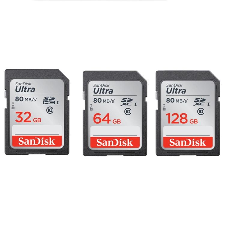 SanDisk Video Camera Memory Card, Colour: Silver Card, Capacity: 64GB