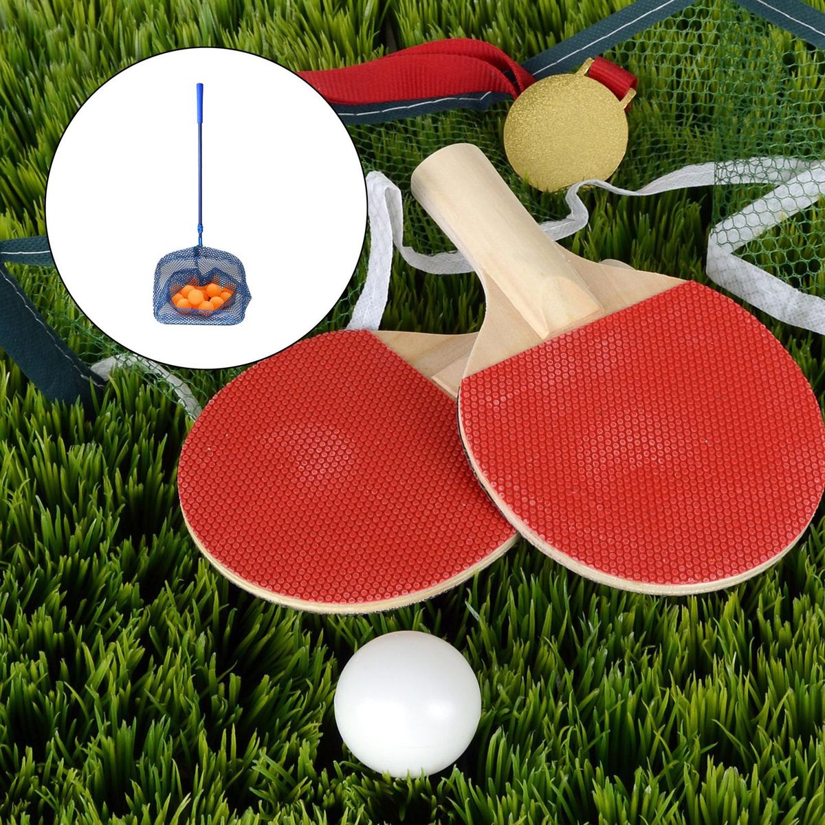 Ball Retriever Collector Storage Bag Training Tool For Table Tennis A