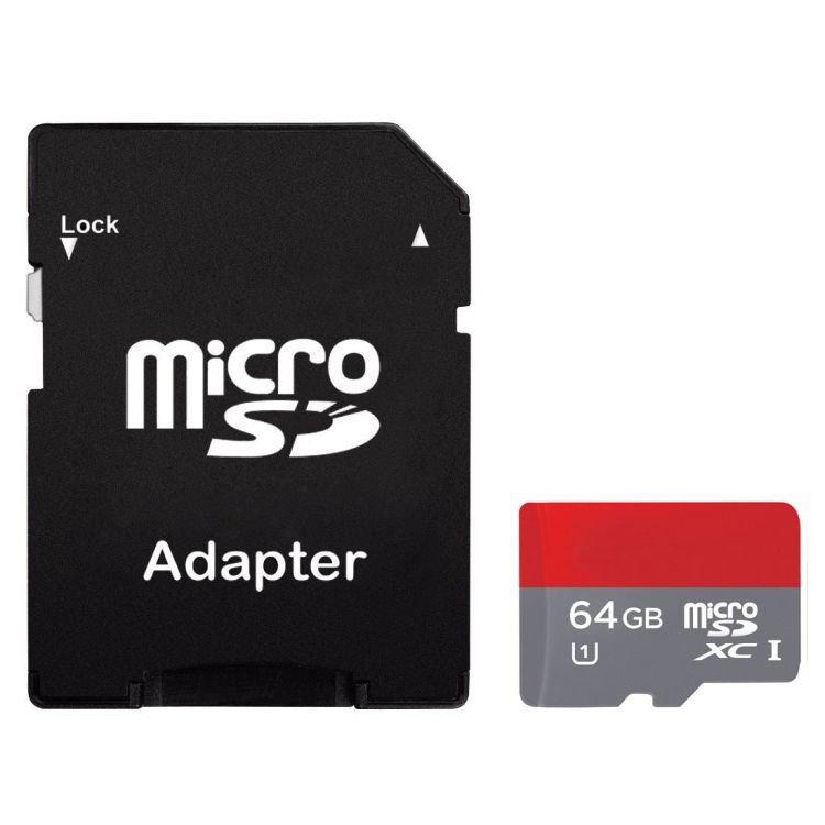 64GB  Class 10 TF/Micro SDHC UHS-1(U1) Memory Card