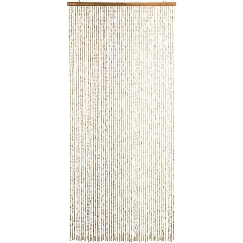 FlavorThings 52 Strands 36" X 79" Wood And Bamboo Beaded