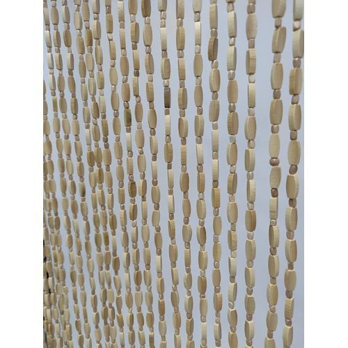 FlavorThings 52 Strands 36" X 79" Wood And Bamboo Beaded