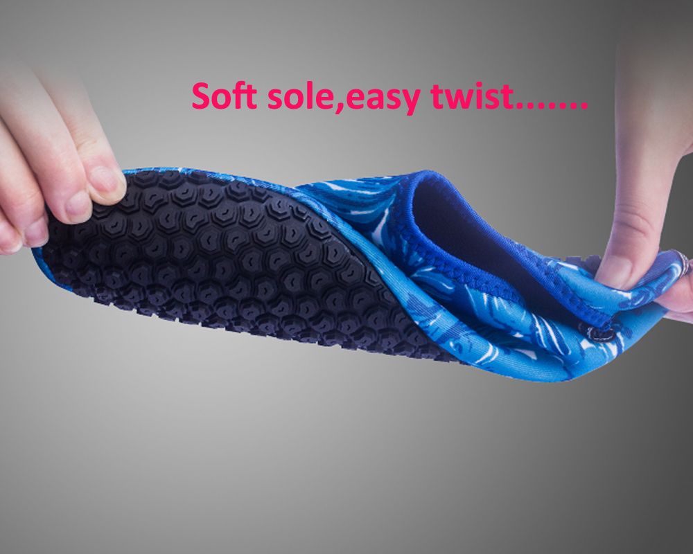 Deepgear 3mm Neoprene Aqua Shoes Socks Soft Tpe Sole Shoes