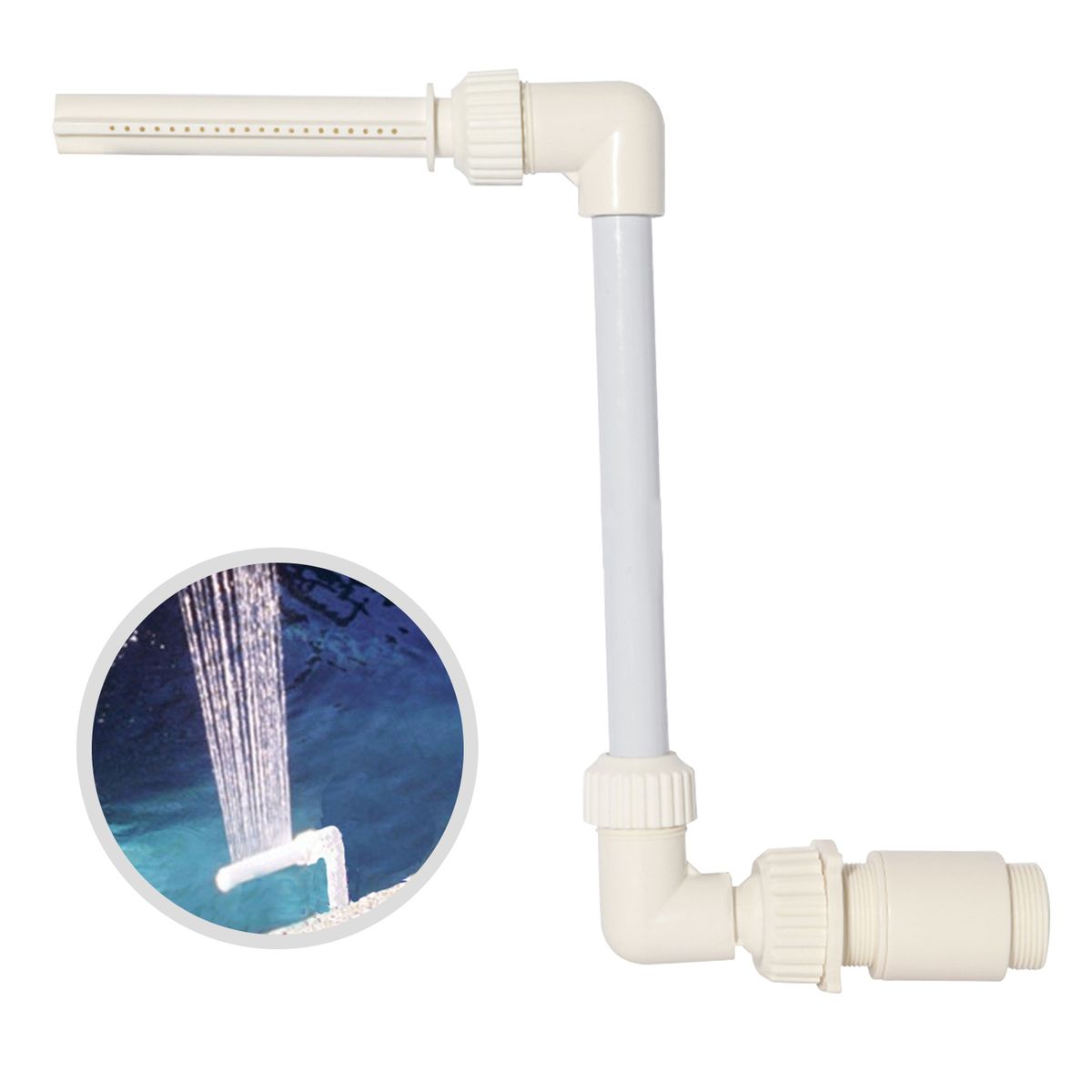 Swimming Pool Fountain Flower Shape Waterfall Spray